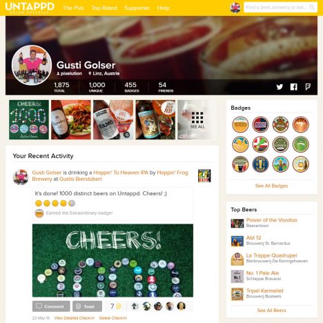 Untappd - Das soziale Netzwerk für Bierfreunde