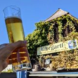 Birra Moretti vom Fass im Biergartl