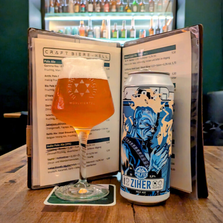 Ziher Pale Ale der Pulfer Brewery in der °PLATO Craft Bier Bar